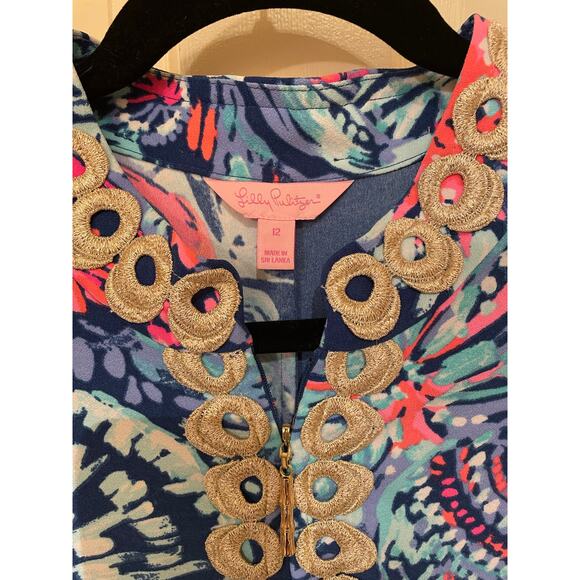 Lilly Pulitzer Jane Shift- Gypsea Girl is the print name Size 12 - Picture 4 of 6